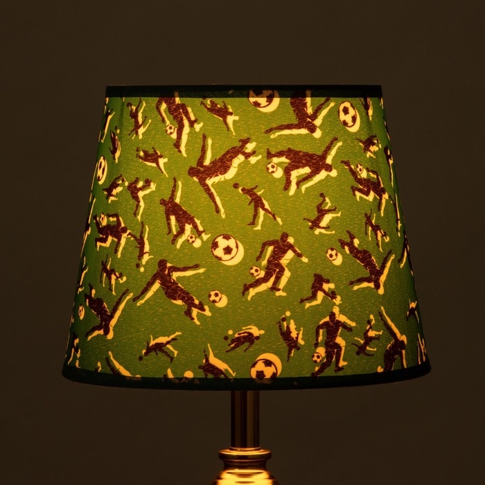 Абажур универсальный "Футбол"  Е27/Е14 24х24х19см