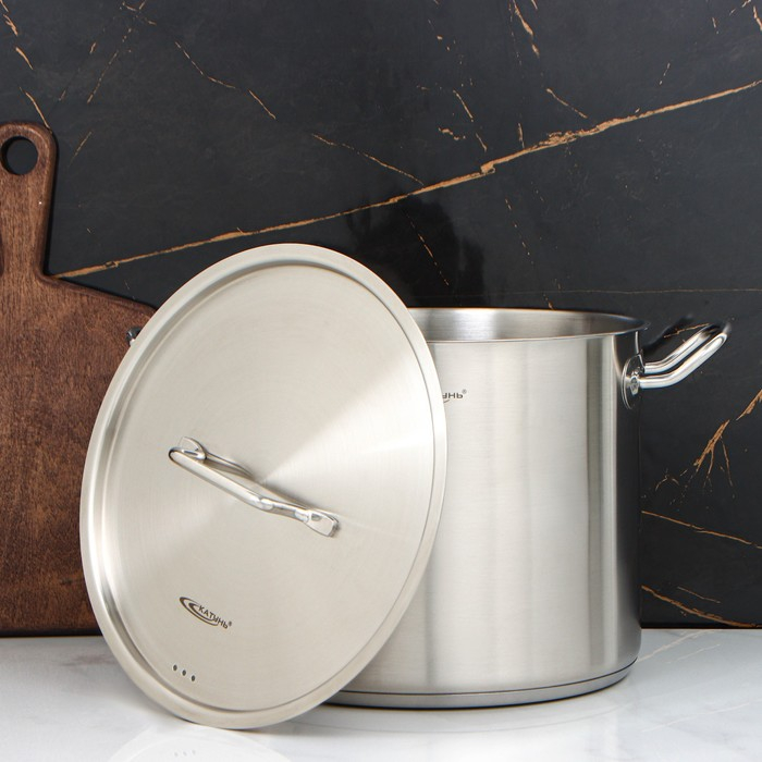 Кастрюля &laquo;Общепит&raquo;, 11 л, d=26 см, h=21 см, капсульное дно, индукция