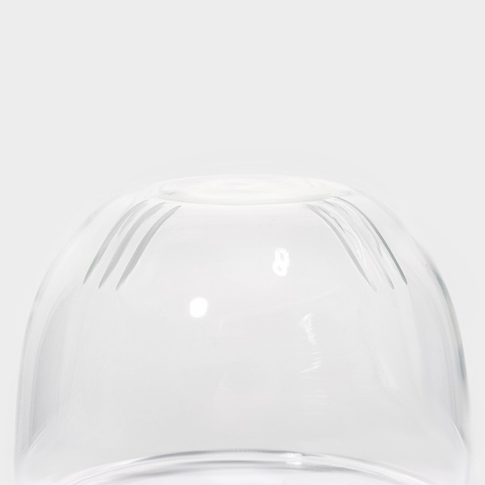 Кружка стеклянная для заваривания Magistro &laquo;Сара&raquo; с крышкой, 360 мл, 12&times;9&times;10,1 см, сито