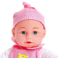 Пупс &laquo;Малышок&raquo; со стульчиком для кормления и аксессуарами, плачет, смеётся, говорит: &laquo;мама&raquo; &laquo;папа&raquo;