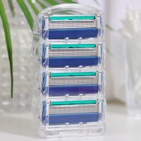 Сменные кассеты для бритья, 12 шт, совместимы с Gillette Fusion
