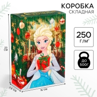 Коробка подарочная, "С Новым годом",  16 х 23 х 7,5 см, Холодное сердце