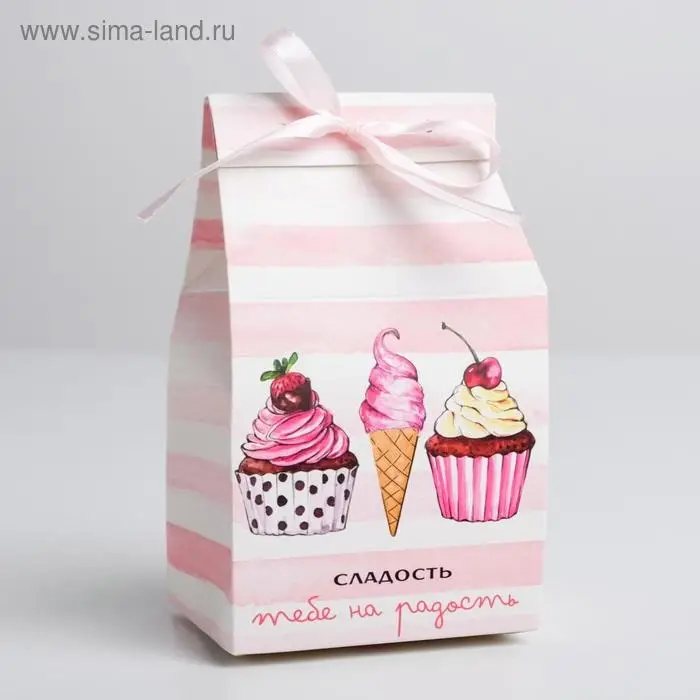 Упаковка кондитерская &laquo;Сладость&raquo;, 8 х 10 х 16 см