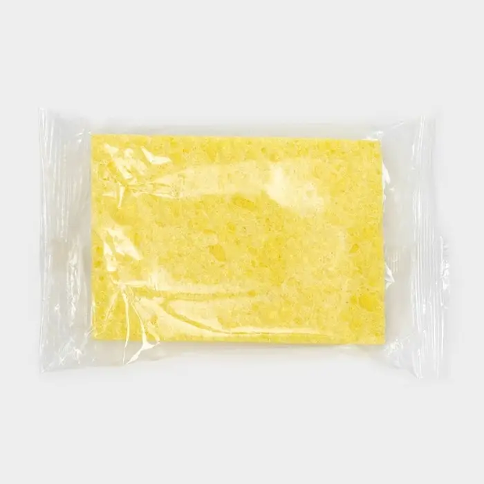 Губка для посуды целлюлозная Доляна, 10&times;1.5&times;7 см