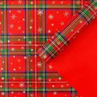 Упаковочная бумага на новый год глянцевая двухсторонняя &laquo;С Новым годом!&raquo;, 70 х 100 см