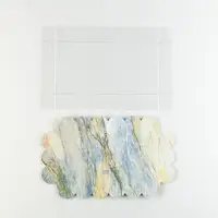 Коробка для печенья, кондитерская упаковка с PVC крышкой, голография, &laquo;Камень&raquo;, 10.5 х 21 х 3 см