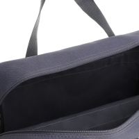 Сумка дорожная 20" на колёсах, отдел на молнии, с увеличением, наружный карман, длинный ремень, цвет серый