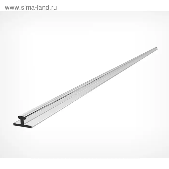 Т-профиль пластиковый для крепления разделителей на полке, 1000&times;10&times;10 мм, прозрачный