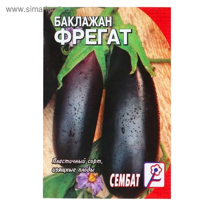 Семена Баклажан "Фрегат", 0,5 г