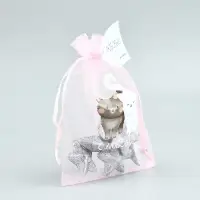 Мешочек подарочный из фатина с термонаклейкой &laquo;С любовью&raquo;, 11 х 16 см +/- 1.5 см