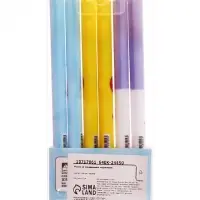 Ручка гелевая автомат СТИРАЕМЫЕ ЧЕРНИЛА, 0,5 мм, стержень синий, Чудик МИКС