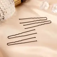 Шпилька для волос &laquo;Классик&raquo;, набор 40 шт., мини, 6 см, чёрная