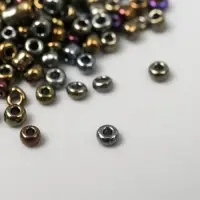 Бисер круглый размер 12/0 "Маслина" 20 гр