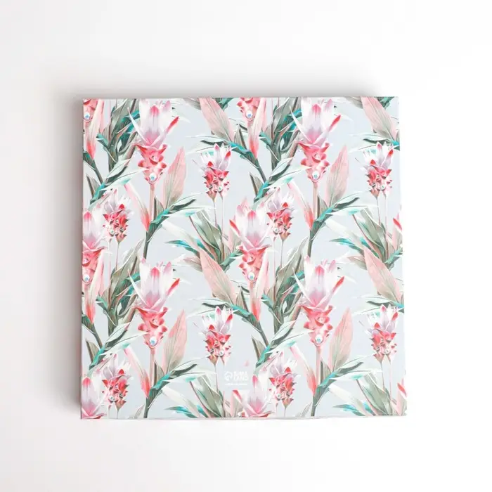 Коробка для печенья, кондитерская упаковка с пластиковой крышкой, Make your life sweet, 18 х 18 х 3 см