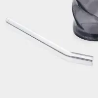 Стакан с трубочкой "Вихрь" 500 мл, 8х8х16 см, силиконовая крышка, черный