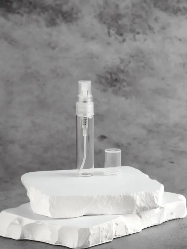 Флакон стеклянный для парфюма, с распылителем, 5 мл, прозрачный