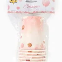 Стакан бумажный одноразовый &laquo;Розовая дымка&raquo;, 250 мл, 6 шт