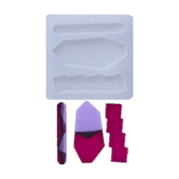 Форма силиконовая универсальная &laquo;Заколка&raquo;, 3 вида заколки