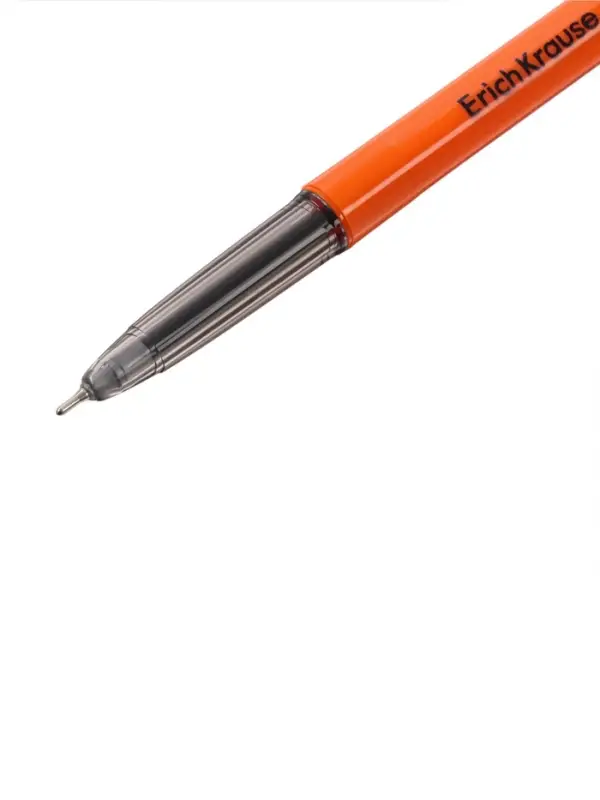 Ручка шариковая ErichKrause Slender Stick Orange, Super Glide, 0.7 мм, чёрная