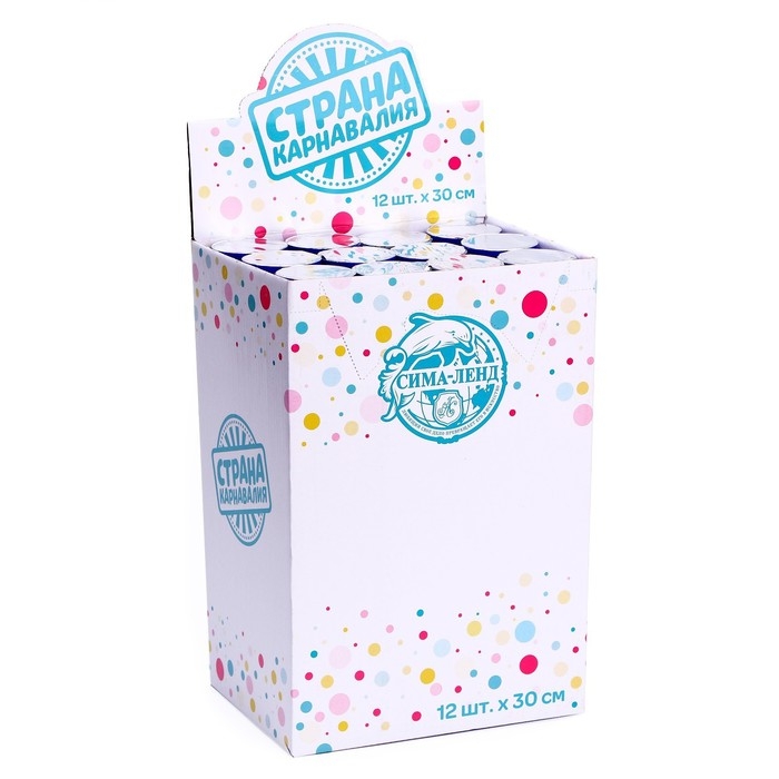 Хлопушка поворотная &laquo;На старт!&raquo;, серпантин, фольга, 30 см