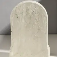 Икона с подставкой под свечу "Распятие" гипс, роспись, размер 18х13х7 см