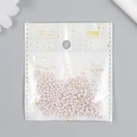 Бисер стекло 8/0 "Маршмеллоу. Матовый. Серо-фиолетовый" 10 гр