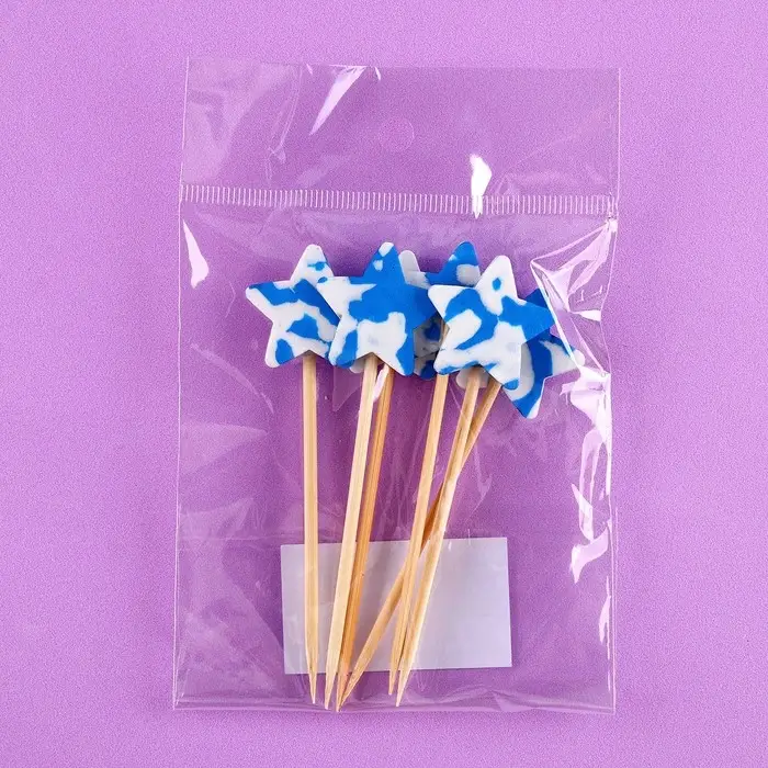 Шпажки &laquo;Звёзды&raquo;, 6 шт., цвет МИКС