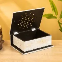 Шкатулка "Цветы" 19х15х7 см, МДФ