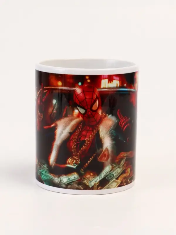 Кружка керамическаяв коробке &laquo;Человек паук деньги&raquo;, 320 мл