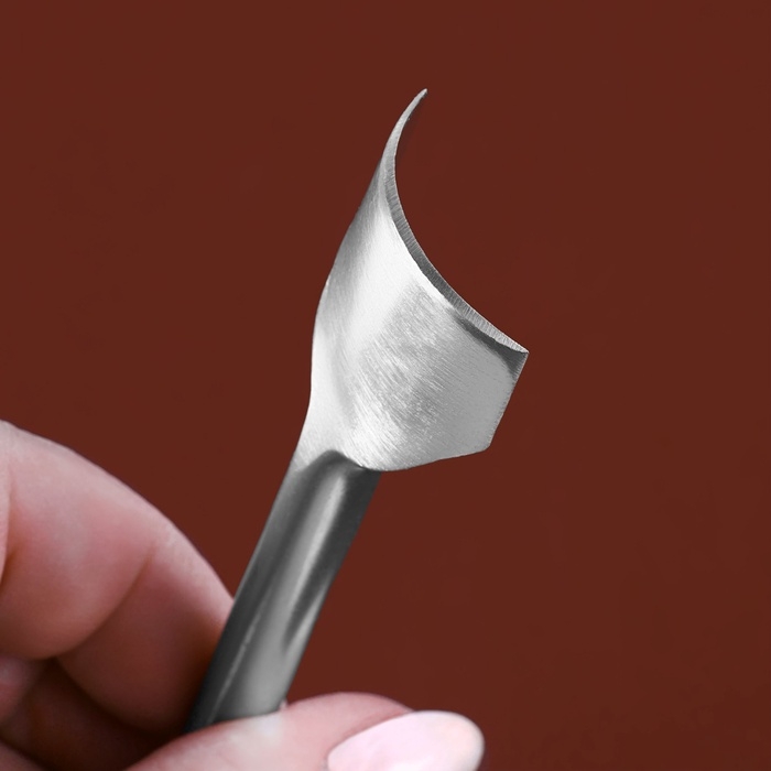 Отсекатель для кожи, образный, дугообразный, набор 7 шт, 10 - 40 мм