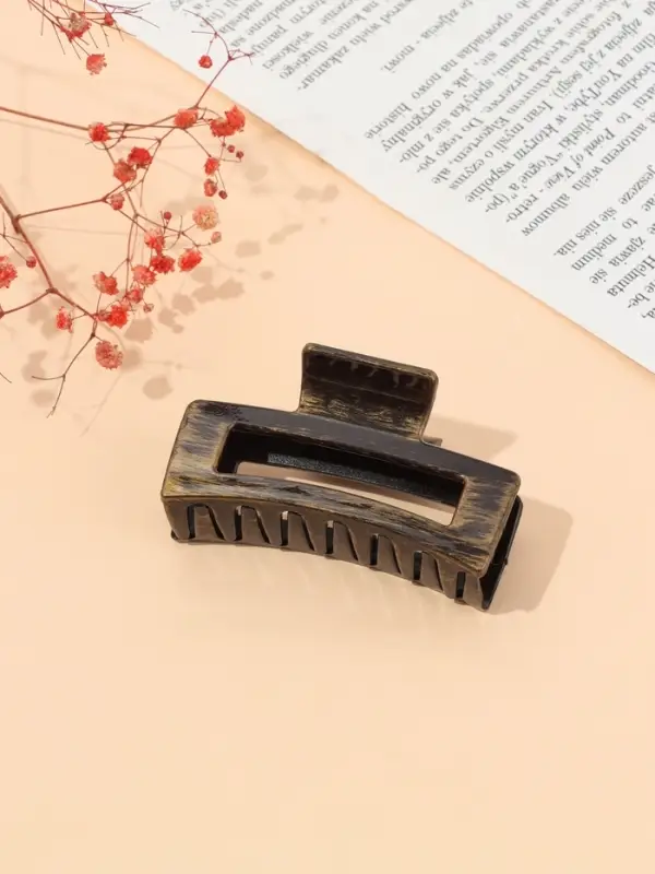 Краб для волос "Джастин" прямой, 8,5 см, микс