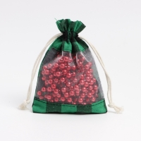 Льняной мешочек для хранения украшений, подарков, трав, 10 х 14 см, набор из 5 штук