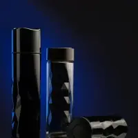 Термостакан Gems Black Morion, черный морион