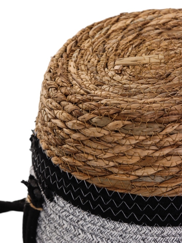 Набор кашпо "Инга" серо-бежевое, 20,5х25/25,5х28/27х33см