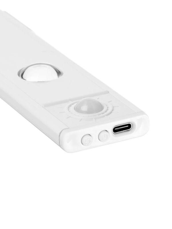 Светильник светодиодный с датчиком движения, 5Вт, от аккум. батареи, 60 см, 3000К-6500К