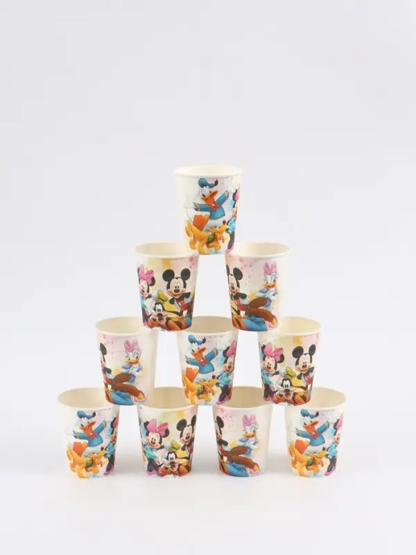 Стакан одноразовый 250 мл, набор 10 шт, Друзья