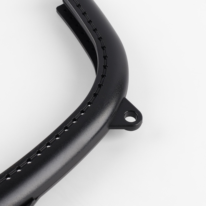 Фермуар пришивной, 21 &times; 10 см, цвет чёрный/антик