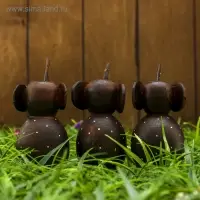 Набор сувенирный "Слоники" (3 шт) 14х4,5х12 см