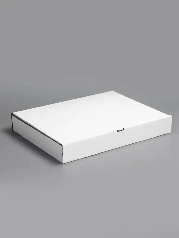 Коробка для пирога, белая, 45 х 33 х 6 см