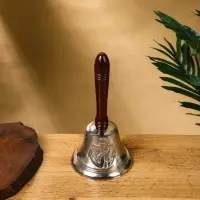 Колокольчик "Якорь" алюминий, с деревянной ручкой 12х12х24 см