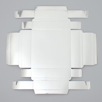 Коробка для конфет, кондитерская упаковка, 9 ячеек, &laquo;Серебристая&raquo;, 14.7 х 14.7 х 3.5 см