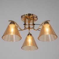 Люстра "Кольцо" 3х40Вт Е27 золото 48х48х24см