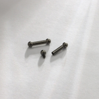 Пирсинг в язык из титана &laquo;Штанга&raquo;, L=1 см , d штанги = 0,2 см, цвет серебро