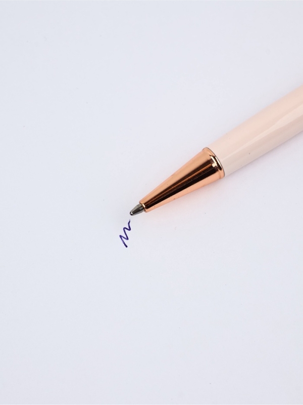 Ручка шариковая синяя паста металлический корпус с шейкером &laquo;С 8 марта&raquo; 1.0 мм