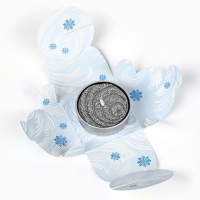 Новогодняя свеча чайная &laquo;Новый год: Микс новогодний&raquo;, диам 4 см