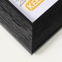 Фоторамка для фото 15х21 см "Luxe Elegance" пластик, чёрный, (пластик экран)