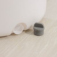 Швабра с отжимом и ведром Raccoon: ведро с подачей воды 19,5&times;31 см, швабра 23&times;135 см, насадка из микрофибры d=23 см