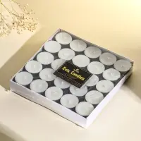 Набор чайных свечей 100 шт, d 37 мм, 15 гр, 3 часа горения