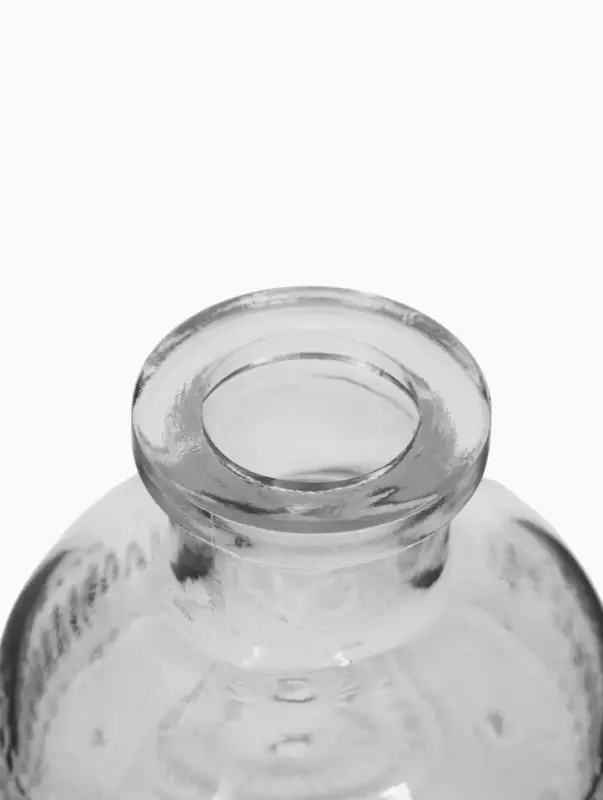 Ваза настольная стекло "Миниатюра" (набор 12 шт) 8-13 см, прозрачный