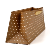 Пакет под бутылку горизонтальный &laquo;Горошек&raquo;, 36 &times; 10 &times; 13 см